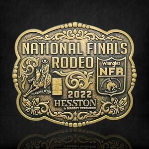 Montana Silversmiths LIMITED EDITION 2022 Hesston NFR Buckle‎ Retail $120 - New